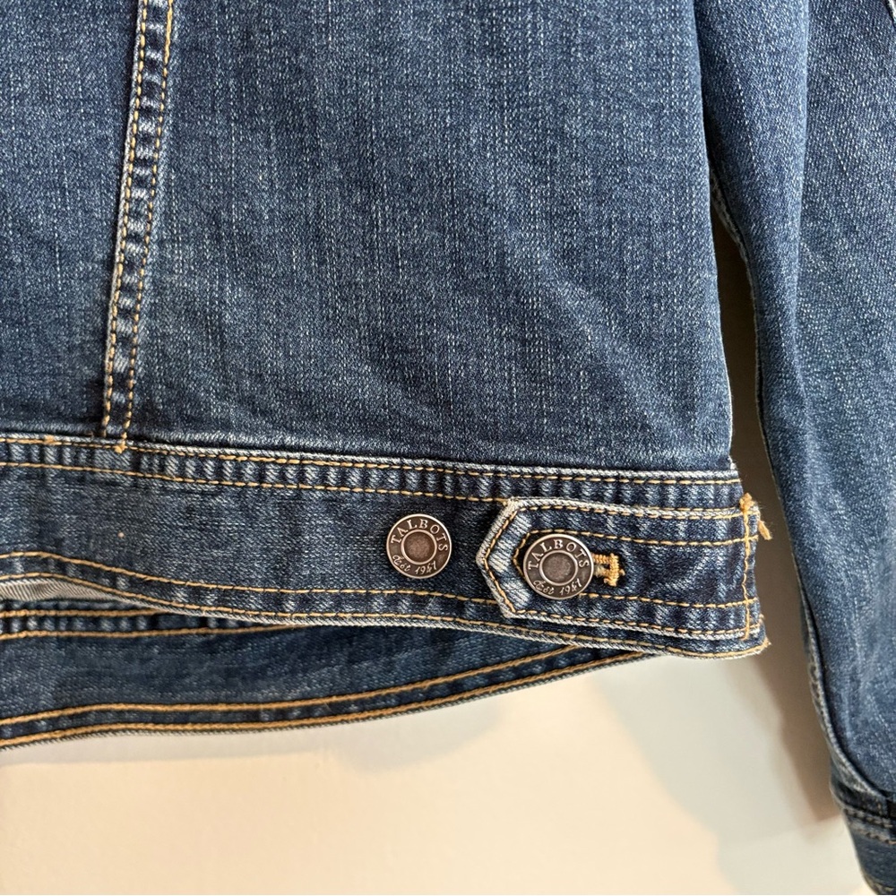 Talbots Classic Denim Jacket - Picture 7 of 8